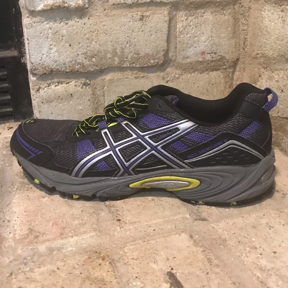 Asics Shoes - Asics Gel Venture 4 - Black & Purple